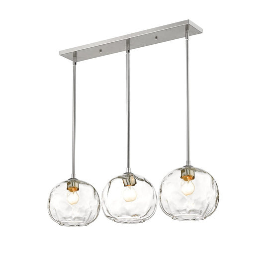 Z-Lite 3 Light Island/Billiard 490P10-3L-BN, Nickel