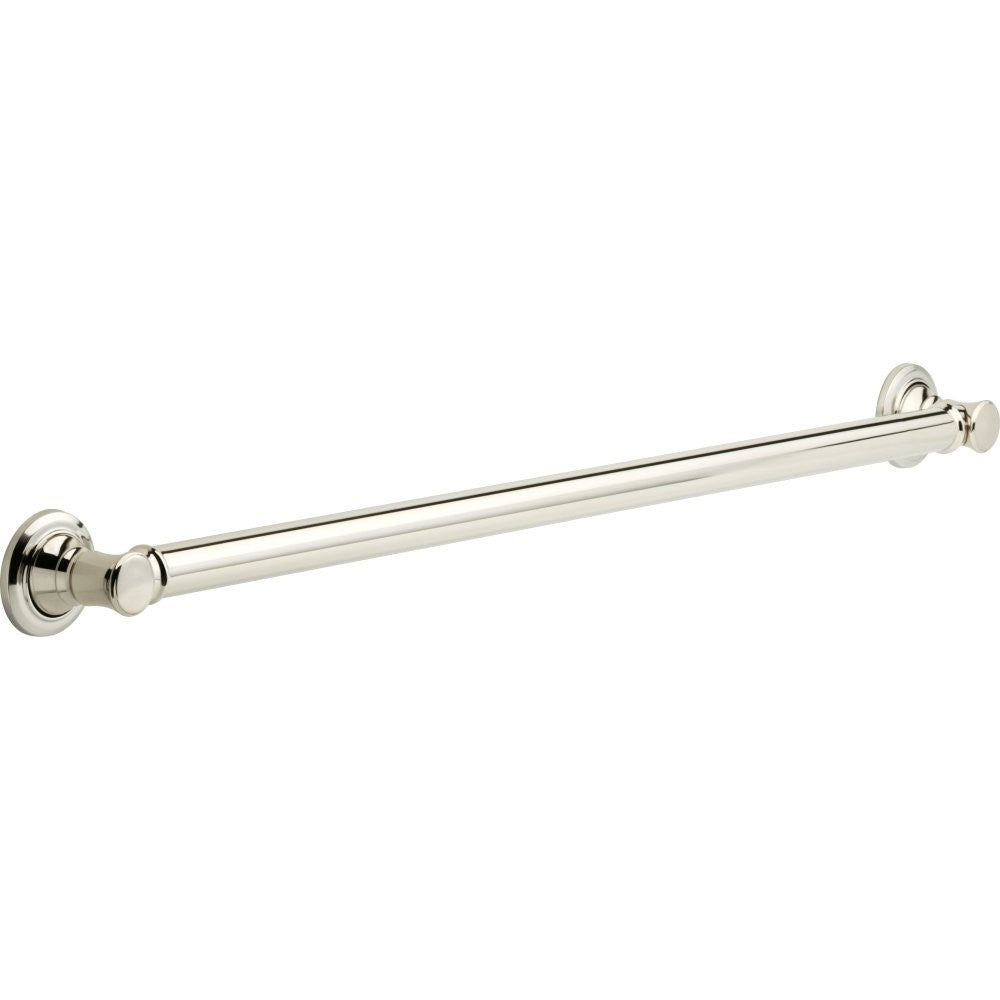 Delta Faucet 41636-PN Traditional Decorative Grab Bar, 36', Polished Nickel
