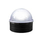 Classy Caps CH2233B Summit Chain Link Solar Post Cap, Black-LED White Light