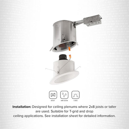 ELCO Lighting EL918ICA 6" Airtight IC Sloped Housing