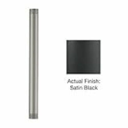 RS1-SB-Millennium Lighting-R Series - Stem-0.75" Wide-12" Down Rod -Satin Black