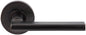 INOX RA243L472-10B RA Round Door Lever, 2-3/4-Inch Backset, Oil Rubbed Bronze