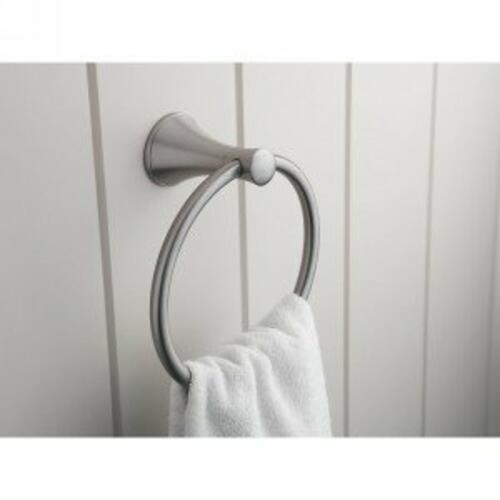 Kohler K-13435-BN Coralais Towel Ring, Vibrant Brushed Nickel