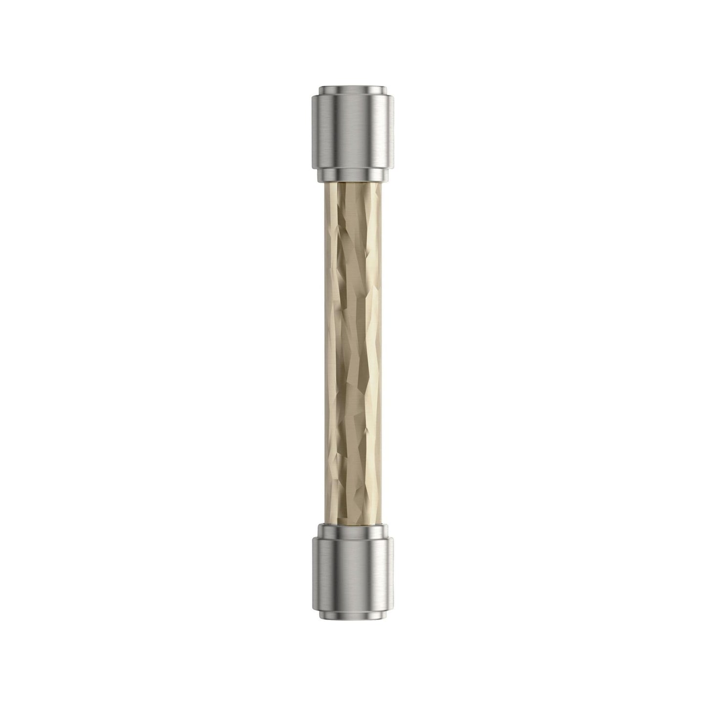Amerock BP37537CZ Lazzara 3-3/4" C2C Hammered Bar Cabinet Pull-Champagne Bronze