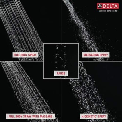 Delta Faucet 52638-PN20-PK 5 Setting Contemporary Showerhead, Polished Nickel