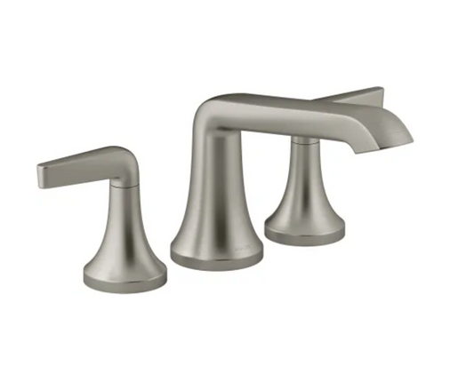 Kohler Tempered T22024-4-BN Deck Mounted Roman Tub Filler in Brushed Nickel