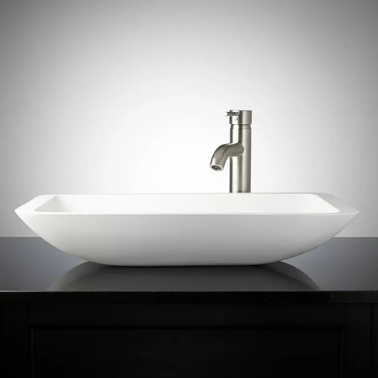 Signature Hardware - Canopus Matte Solid Surface Vessel Sink