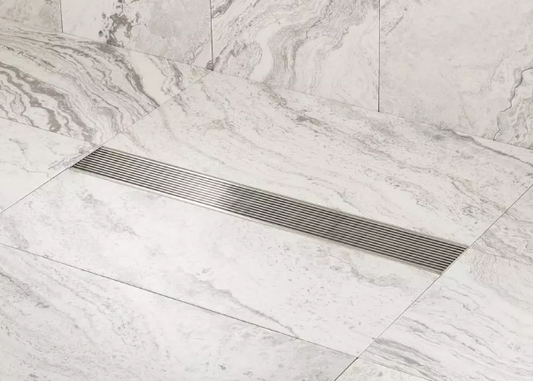 Signature Hardware 24" Carmen Linear Shower Drain- Polished Stainless Steel