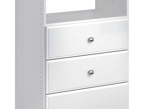 Easy Track RD08ON 8" Drawer Closet Storage, White