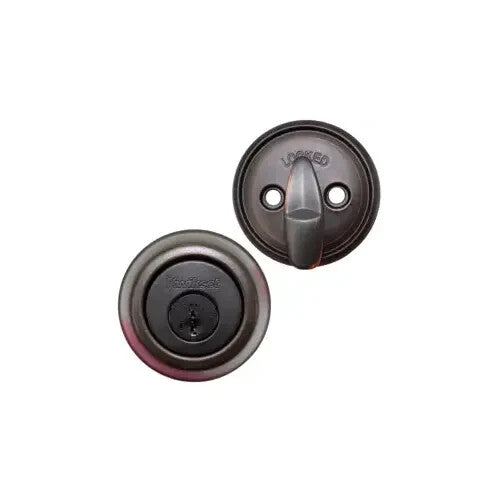 Kwikset 780 Single Cylinder Deadbolt SmartKey 97800-213 Venetian Bronze