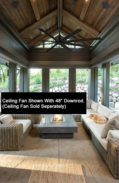 Minka-Aire 48 Inch Ceiling Fan Downrod - Coal - DR548-CL