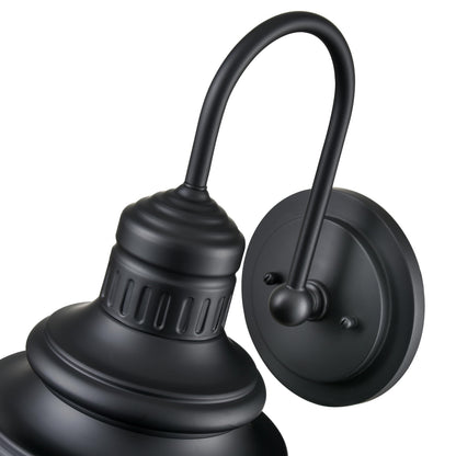 ML Lighting Adda Collection 81102-PBK Outdoor Wall Light Black