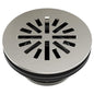 Brizo Other: 4" Prefab Round Shower Drain - BT051414-Brushed Nickel