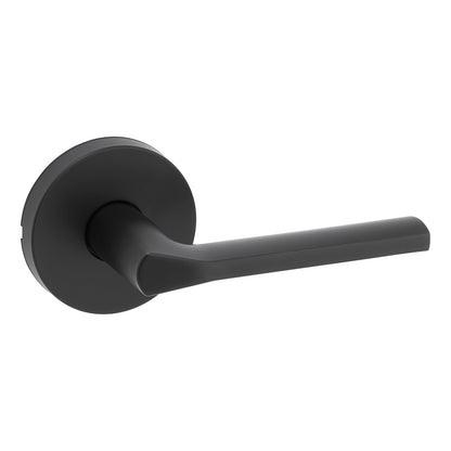 Kwikset 720LSLRDT-514 Lisbon Interior Passage Door Lever Reversible Matte Black