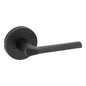 Kwikset 720LSLRDT-514 Lisbon Interior Passage Door Lever Reversible Matte Black