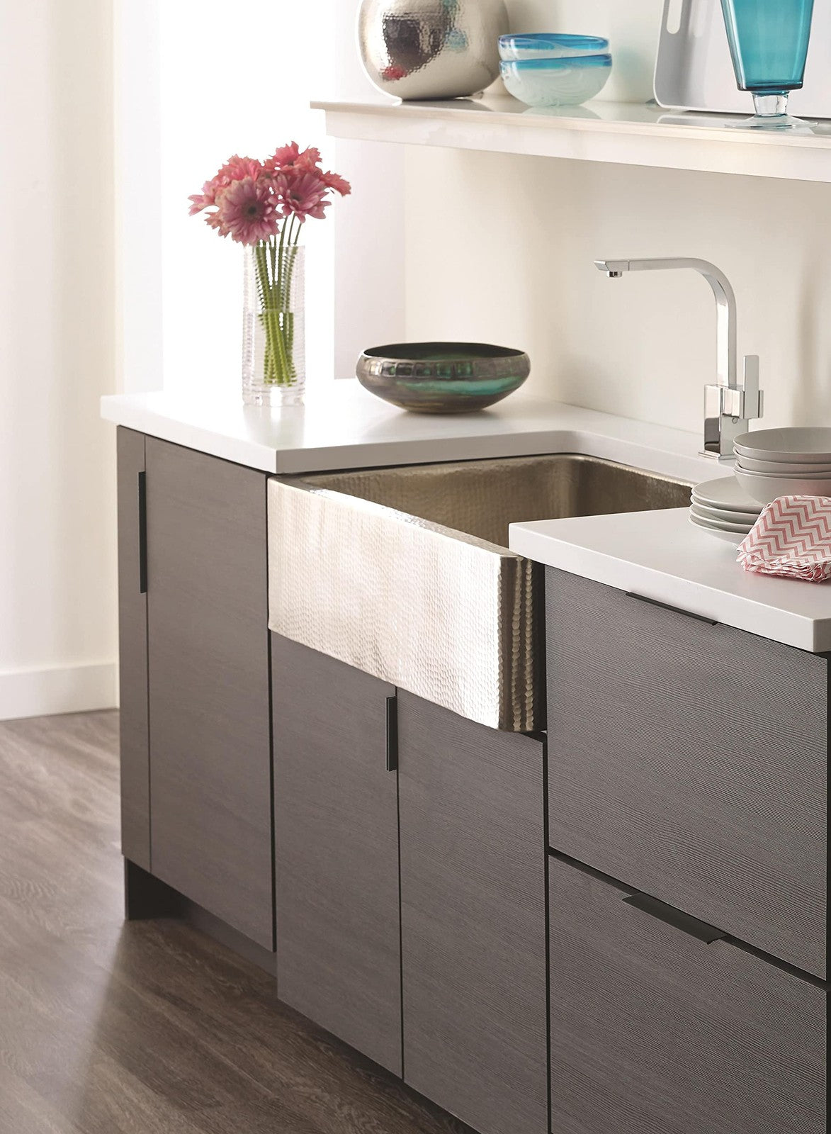 Amerock BP36574FB Edge Pull 3-3/4" Center-to-Center Flat Black Cabinet Pull
