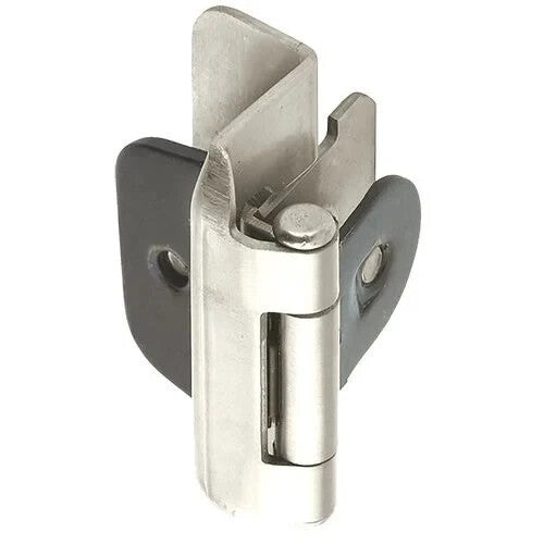 Amerock BPR8704G10 1/2 Inch Overlay Double Demountable Hinge, Pair, Satin NIckel