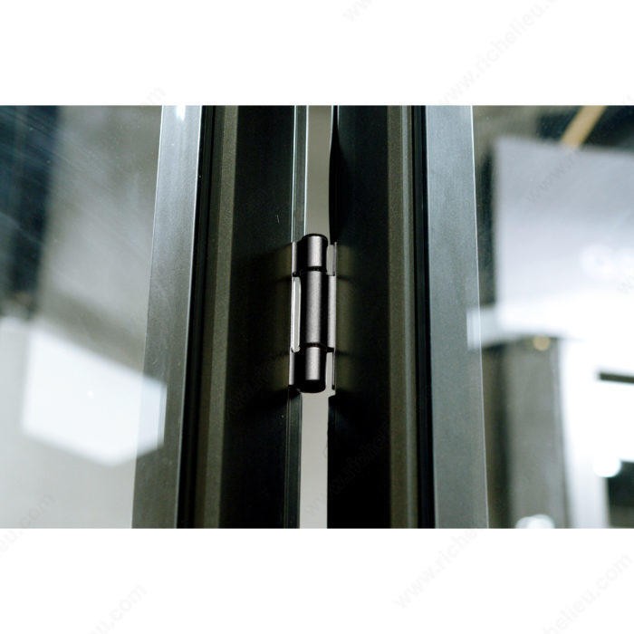 Richelieu 5823FBB1 Onward Full Mortise Adjustable Spring Butt Hinge
