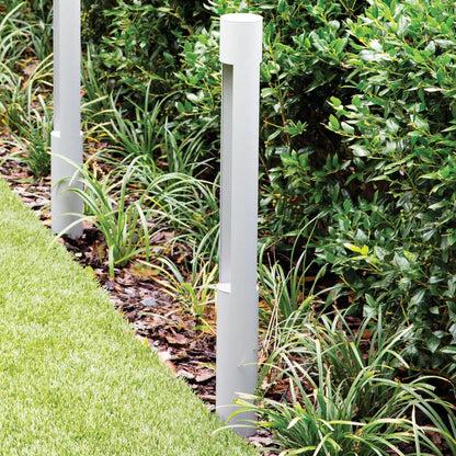 Hinkley Atlantis 15601TT - 12V Round Landscape Bollard-Aluminum-Titanium Finish