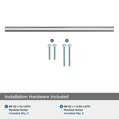 Amerock Versa 10-1/16" Center-to-Center Polished Chrome Cabinet Pull, BP5553226
