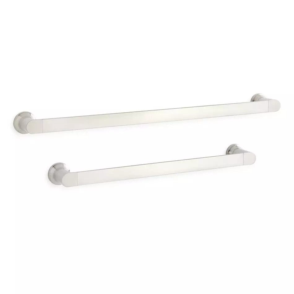 Signature Hardware - 18" Berwyn Towel Bar, Brushed Nickel