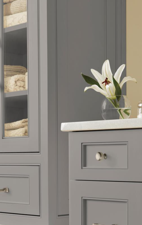 Amerock - HIGHLAND RIDGE Mushroom Cabinet Knob - 1-3/16" - Aged Pewter