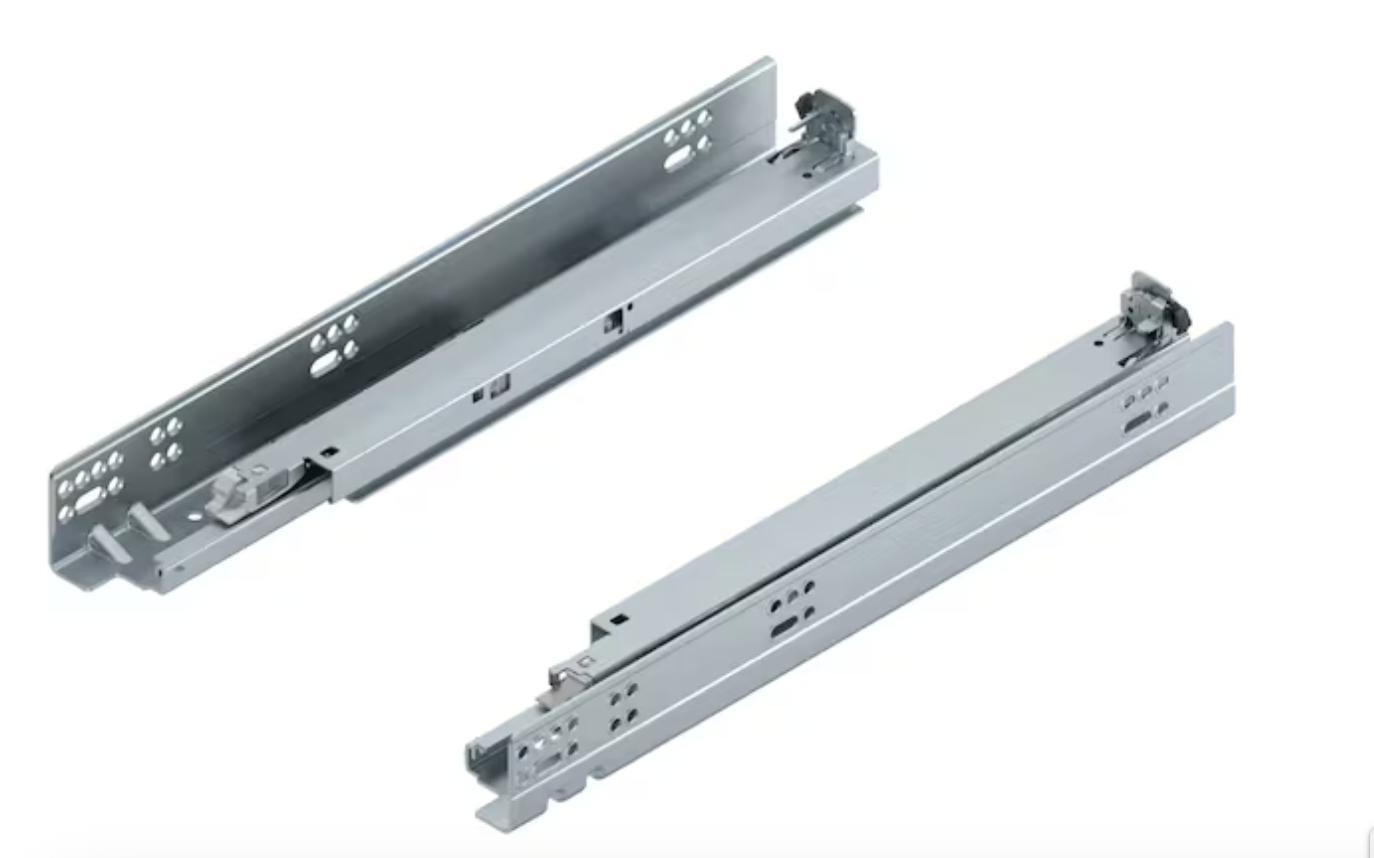 15in Full Ext Zinc Softclose Fseries Tandem Drawer Slide for 3/4in Material