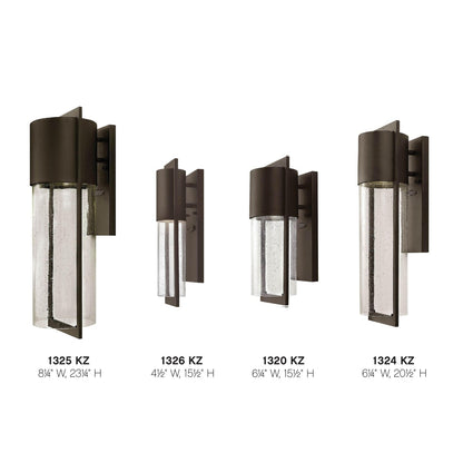Hinkley Shelter 1320KZ Small Outdoor Wall Mount Lantern Buckeye Bronze