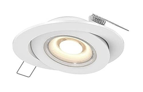 DALS Lighting FGM4-3K-WH Recessed Lighting, 1-Light 9 Watts, White