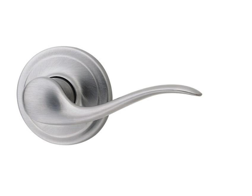 Kwikset 720TNL-26DV1 Tustin Lever Passage Door Lock Latch Strike Satin Chrome