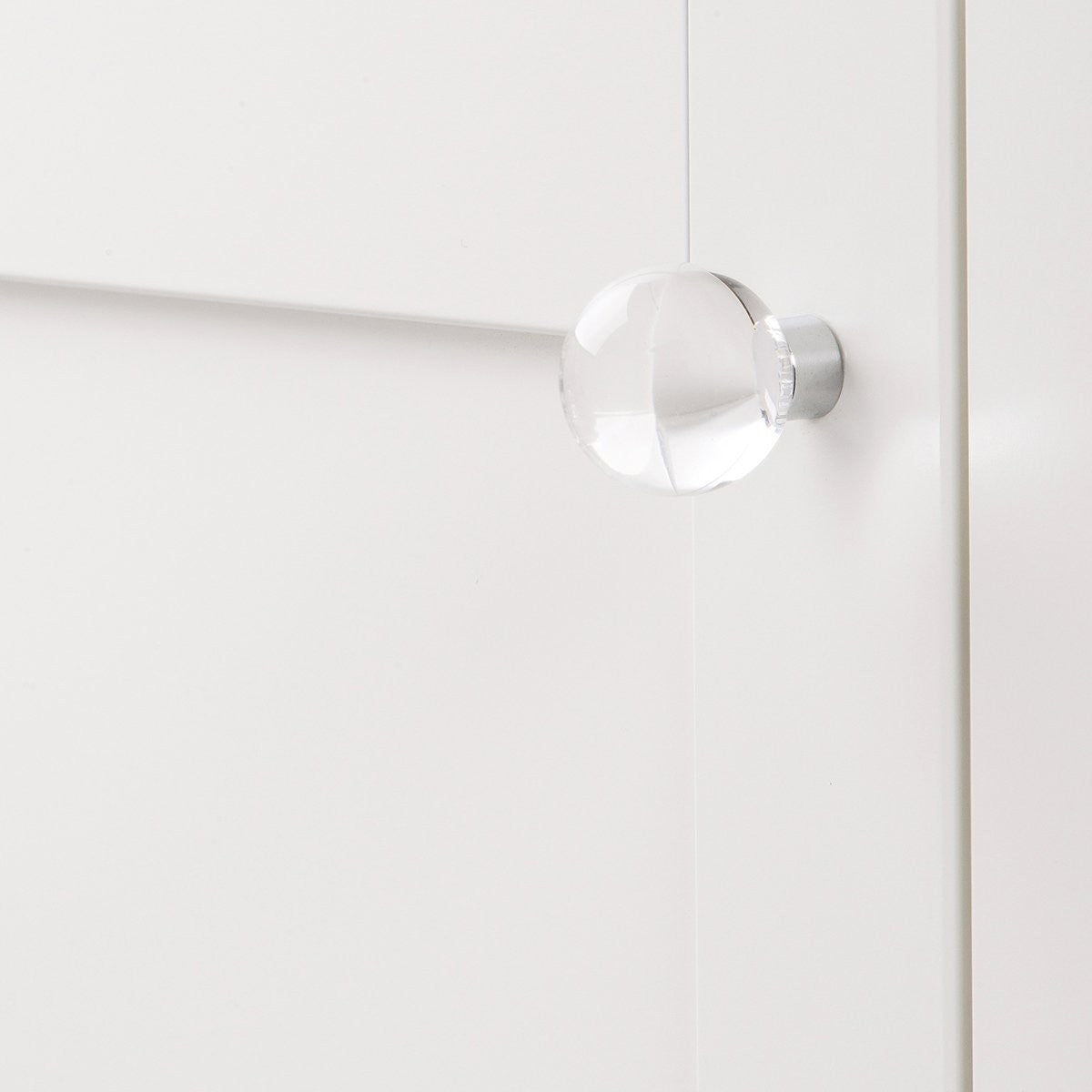 Hickory Hardware P705-LU Crystal Cabinet Knobs 1-3/16 Inch Diameter, Lucite