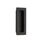Emtek 220304US19 Modern Rectangular 4" Rectangular Flush Door Pull Black
