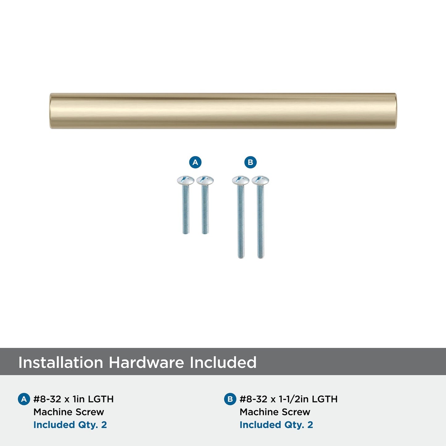 Amerock BP36912BBZ 3 3/4" Center to Center Cabinet Pull in Golden Champagne