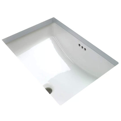Miseno MNO2114AB Myers 22"x16" Undermount Bathroom Sink w/Overflow-Bright White