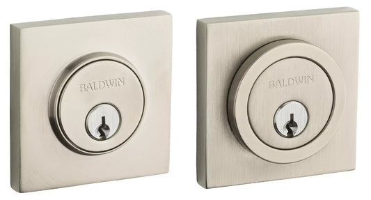 Bladwin 8220.076 Contemporary Square Dead Bolt Single Cylinder Graphite Nickel