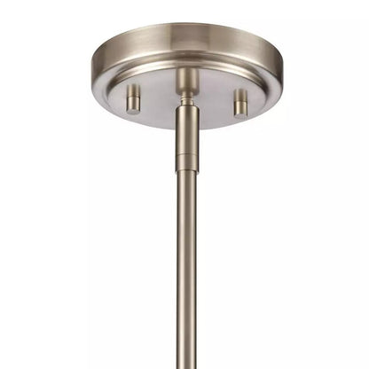 Signature Hardware - Caviana Pendant - Brushed Nickel - Single Light
