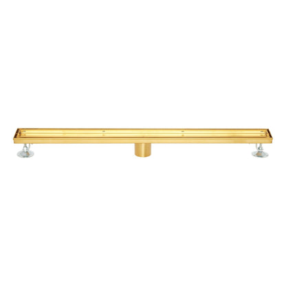 Signature Hardware 482707 Cohen 32" Tile Insert Shower Drain - Brushed Gold
