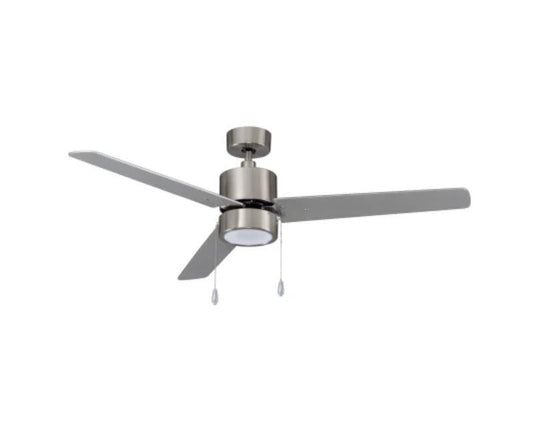 RP Lighting Aldea III 52-Inch 3 Blade Indoor Ceiling Fan LED, Brushed Nickel