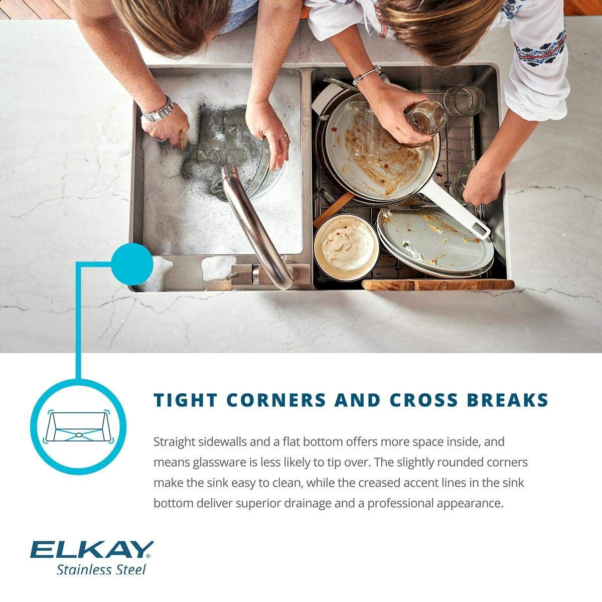 Elkay ECTRU12179TC Crosstown 13-1/2" Undermount Basin Stainless Steel Bar Sink