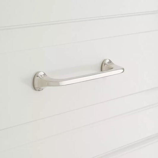 Signature Hardware 3-3/4" Amarilla Solid Brass Cabinet Pull - Polished Nickel