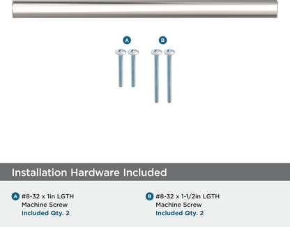 Amerock BP36914PN Versa 6-5/16" C2C Polished Nickel Cabinet Pull