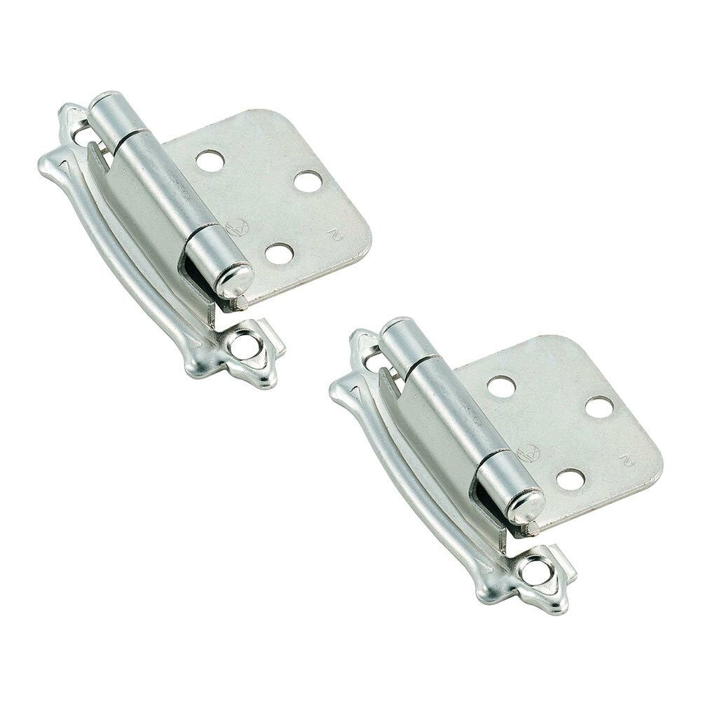 25 PAIRS Amerock BPR7329G9 Variable Overlay Hinge, Sterling Nickel-  12