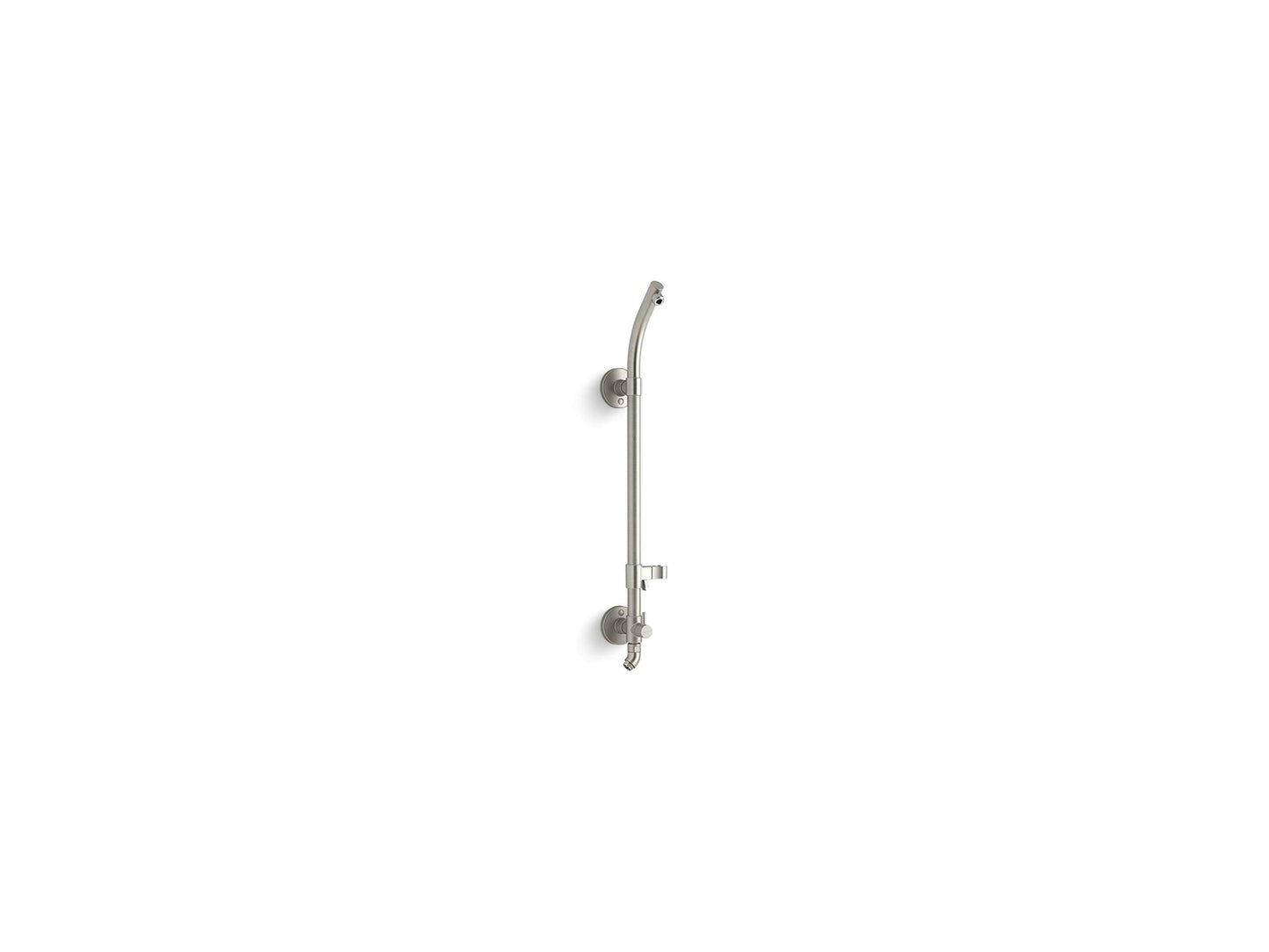 KOHLER 45906-BN HydroRail-S Shower Column, Shower Column for Fixed Showerhead BN