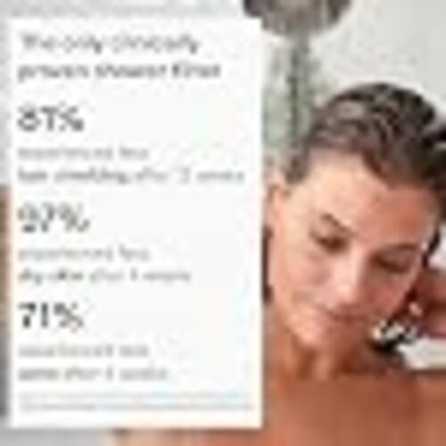 Jolie Filtered SHOWERHEAD Water Filter System- High Pressure (New Brushed Steel)