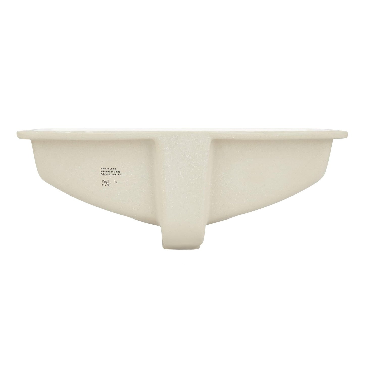 Signature Hardware SHU1812WH 18" Myers Rectangular Porcelain Undermount Sink
