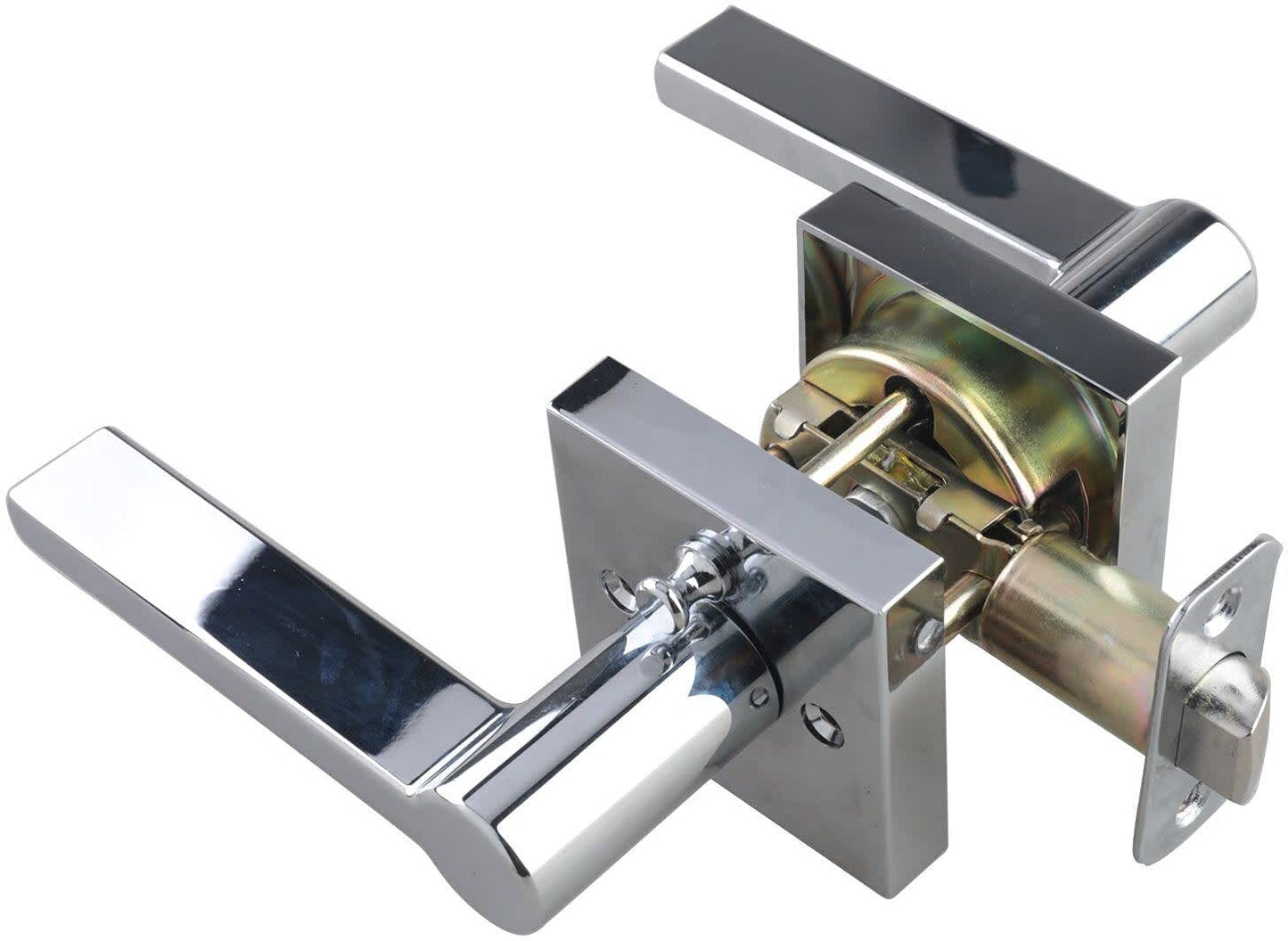 Miseno MLK3022 Lorton Flat Bar Privacy Door Lever Set - Oil Rubbed Bronze