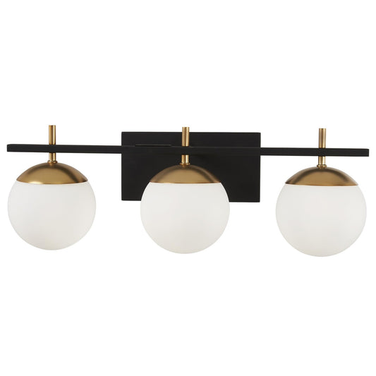 GEORGE KOVACS P1353-618 Alluria Vanity Bath Light, 3-Light, 8.5-in H x 24-in W