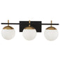 GEORGE KOVACS P1353-618 Alluria Vanity Bath Light, 3-Light, 8.5-in H x 24-in W