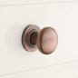 Signature Hardware 441585 1-1/4" Brass Round Cabinet Knob w/base-Antique Copper