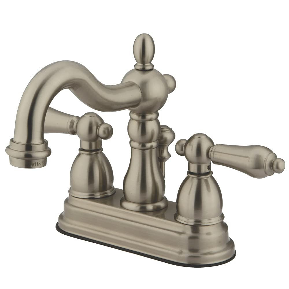 Kingston Brass KB1603AL 4" Centerset Bathroom Faucet Antique Brass,4-Inch Center